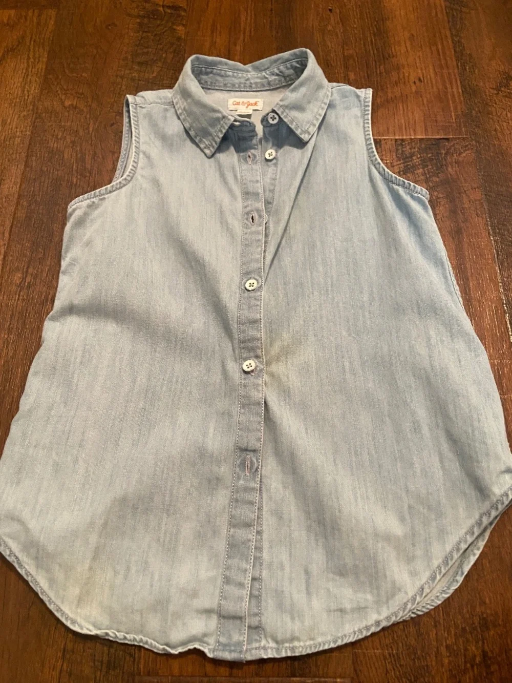 Cat & Jack blouse. Sz 7-8 y o Skirt 10-12 y o Crayola t-shirt 10 y o